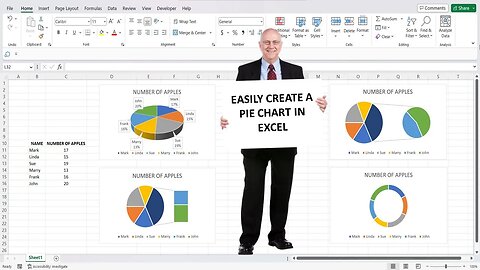 How To Create Pie Chart In Excel