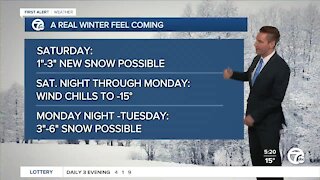 Metro Detroit Forecast: Cold weather continues; weekend snow
