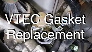 Vtec Solenoid Gasket Replacement