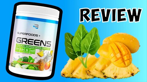 Believe Supplements Superfood + Greens Pineapple Mango review