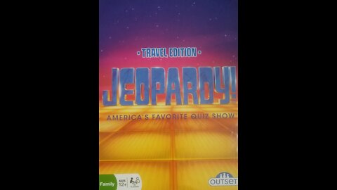 Jeopardy Travel Edition board game (2016, Outset) -- What's Inside