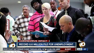 Record number of Americans file for unemployment