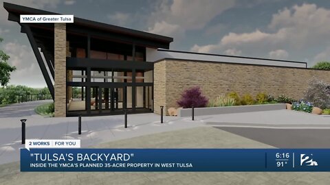 "Tulsa's Backyard": Inside the YMCA's planned 35-acre property in west Tulsa