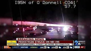 Pedestrian struck on I-95 causing traffic delay