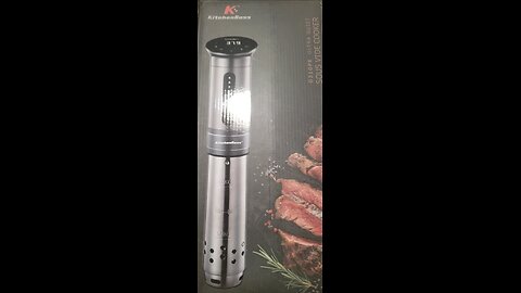 trying out my new KitchenBoss Sous Vide Machine 1100W