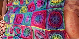 Parrot square blanket