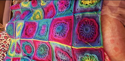 Parrot square blanket