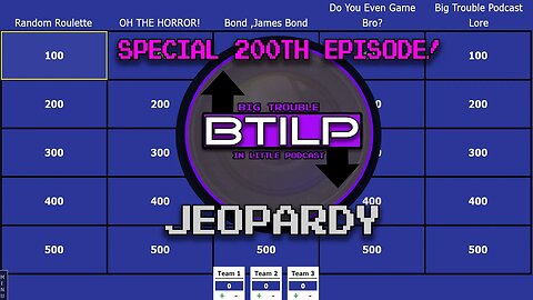 JEOPARDY TIME!!!!! (EPI. 200)