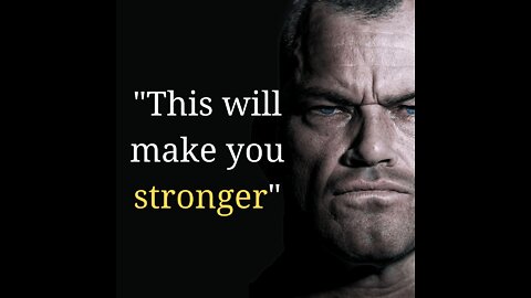 Remind yourself that this will make you stronger - Jocko Willink (Motivational Speech)