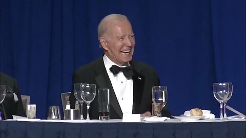 Joe Biden Sits And Laughs As Comedian Jokes About His Classified Documents Scandal