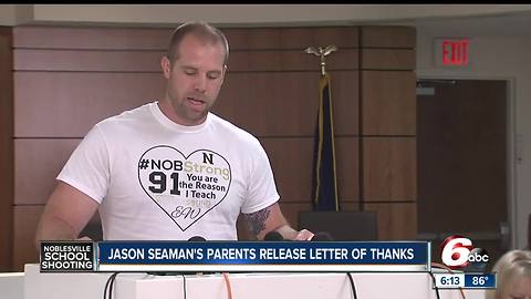 Jason Seaman's family thanks community, first responders for their love and support since shooting