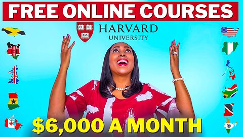 FREE Online Courses From Harvard University That Can Pay You US$6,000 A Month With A Side Hustle