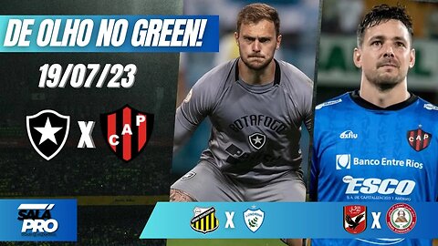 🟢APOSTAS DE FUTEBOL PARA O DIA 19/07 - Tips Trading | De Olho No Green ⚽