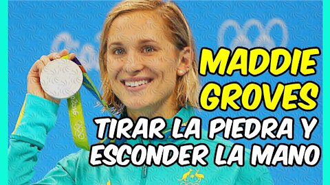 ESCÁNDALO MADDIE GROVES! La NADADORA tira la PIEDRA y ... ESCONDE la mano!