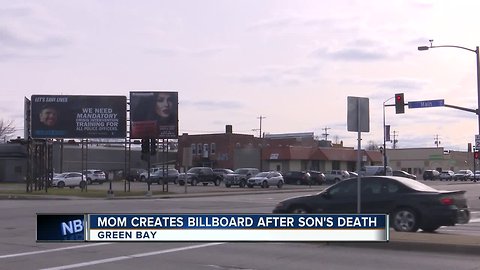 Mother puts up billboard after son killed in officer-involved shooting