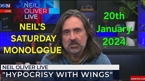 Neil Oliver's Saturday Monologue - 20th January 2024.