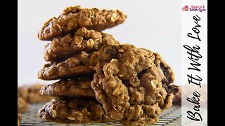 Oatmeal Molasses Raisin aka World War II Cookies: An Easy To Make Dessert By Bake It With Love