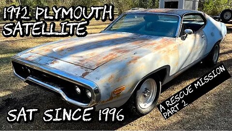 1972 Plymouth found sitting on cinder blocks! Can we fire up this big block 383....