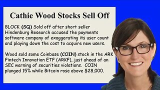 Cath Woods Stocks Sell Off #shorts #selloff #stockmarket #stockstoshort