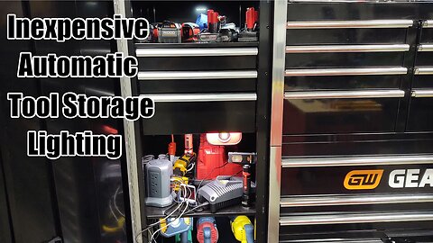 LED Lighting For Tool Storage & Organization with Motion Sensors Inexpensive