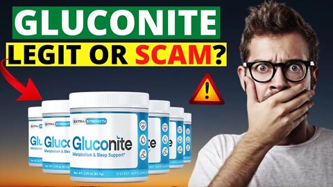 GLUCONITE - LEGIT OR SCAM? ⚠️Is Gluconite Supplement WORTH BUYING?⚠️ (My Honest Gluconite Review)