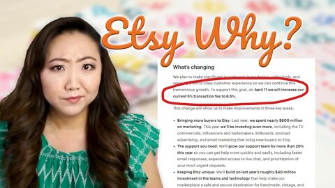Etsy Hikes Transaction Fee to 6.5% for Sellers | Cost of Doing Business on the Rise