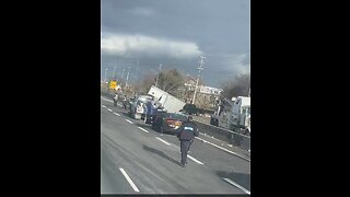 Truck Accident On Highway