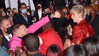 Conor Mcgregor attacks MGK almost punches Megan Fox on the VMA red carpet