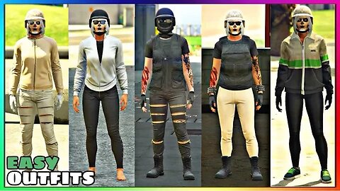 Top 5 Best Easy To Make Female Tryhard Outfits #32 (GTA Online)