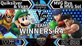 MVG|Ryo & MVG|Sol vs. Quiksilver & Vann - Teams SSB4 Winners R4 - Smash Conference 38