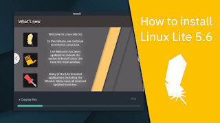 How to install Linux Lite 5.6