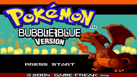 Pokemon Bubble Blue - GBA Hack ROM, It's recreation of the Kanto Gen 3 Pokemon games