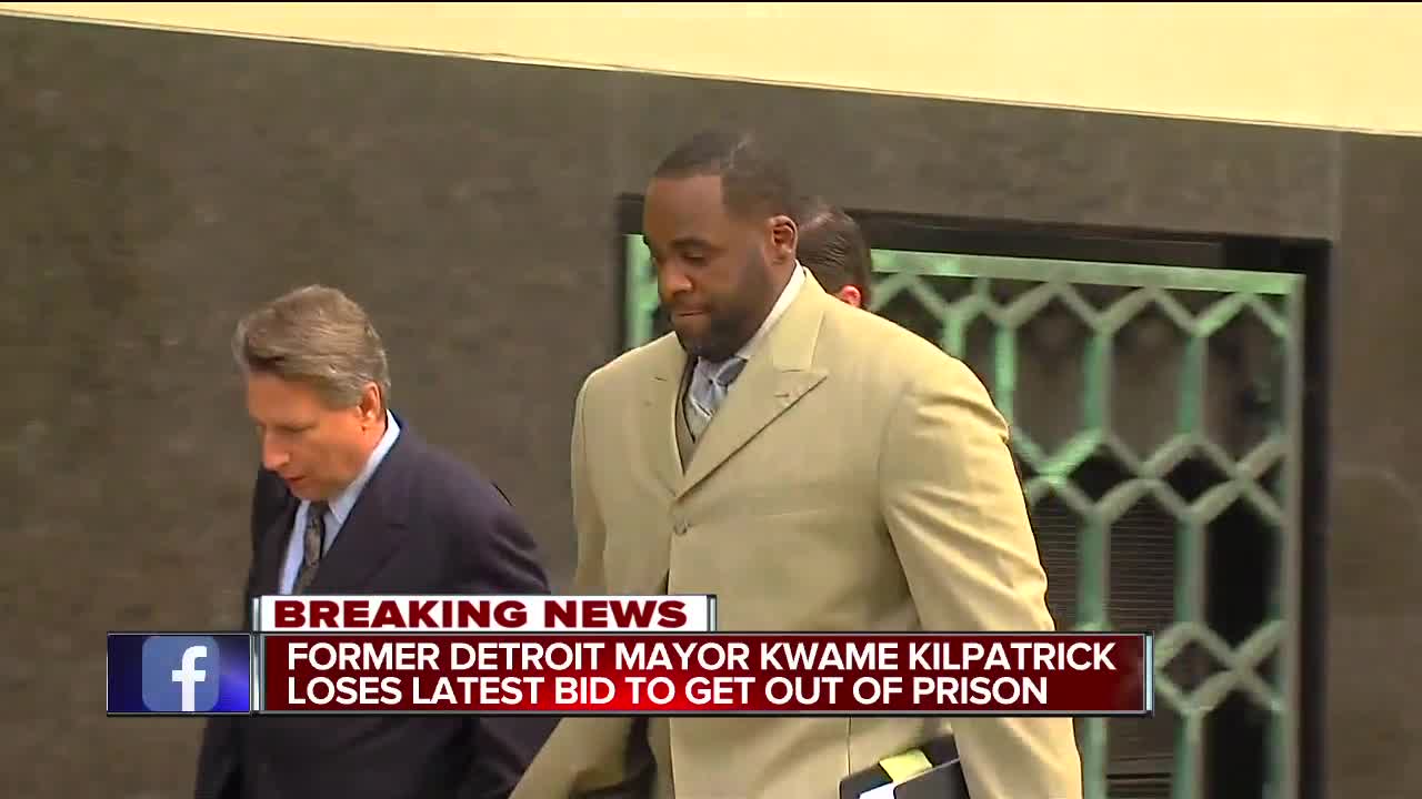 Kwame Kilpatrick loses another appeal to get out of federal prison