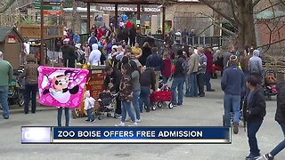 Families enjoy free admission at Zoo Boise