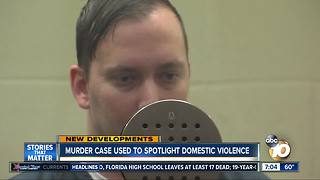 Murder case used to spotlight domestic violence