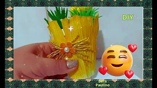 COPO COM PALHA DE MILHO/DIY/NO DECEPTION