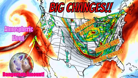 Dangerous Atmospheric Flood, Tornadoes, Large Hail & More! - The Weatherman Plus