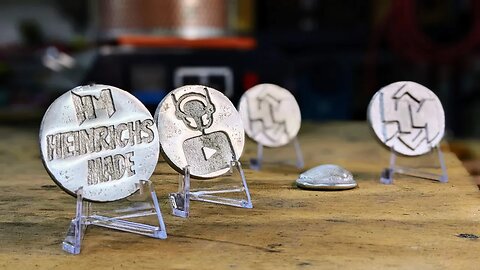 Metal Casting Pewter Coins | EASY Metal Casting - Pewter Casting (MetalCasting)