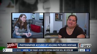 Photographer accused of holding photos hostage