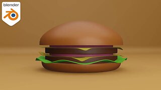 So simple to make this burger in #blender #ohio #tutorial