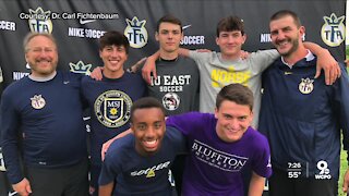 Act of Kindness: UC health expert, soccer coach recognizes players headed to college clubs