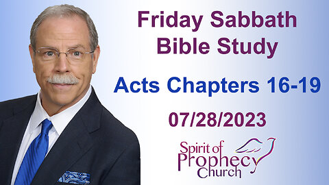 Friday Night Bible Study 07/28/2023