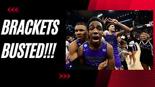 "Unexpected Madness on Day 1 of the NCAA Tournament: Find Out Who Got Busted!"