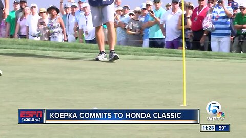 Brooks Koepka commits to 2020 Honda Classic