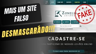 ESSE LEILÃO FALSO ESTÁ ENGANANDO UM MONTE DE GENTE MUITO CUIDADO AO SE CADASTRAR E ENVIAR DOCUMENTOS