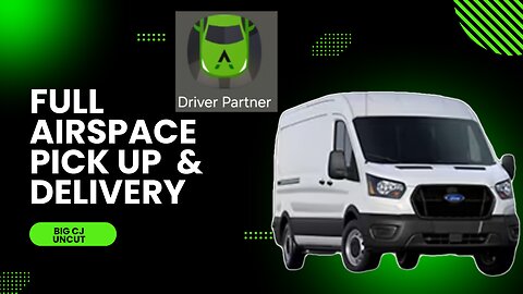 Full pickup & dropoff, Airspace order | cargo van business