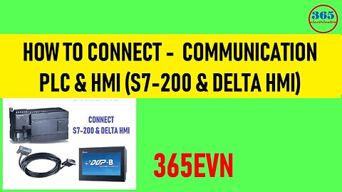 0084 - Communication S7-200 PLC and HMI delta dop b