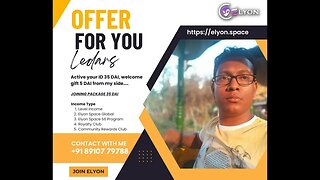 Elyon Welcome offer for you Contact +91 89107 79788 #Elyon