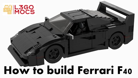 Lego MOC Ferrari F40 (F120)