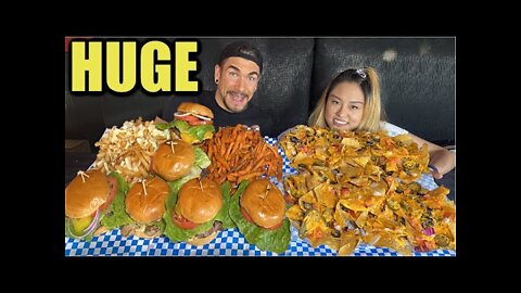 UNDEFEATED 14LB CHEESEBURGER, NACHO & FRIES CHALLENGE